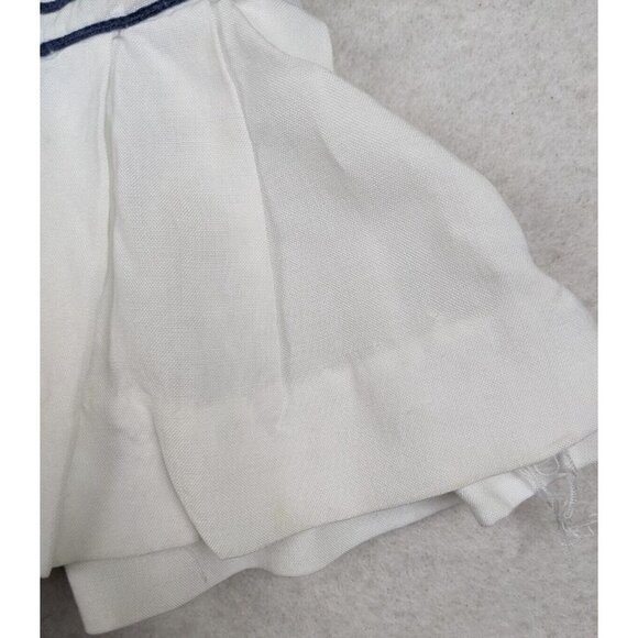 VINTAGE INFANT BABY NAUTICAL THEMED SAILOR OUTFIT DRESS - - Picture 9 of 11